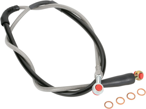Moose Offroad Brake Line - Front - Stainless Steel - Yamaha [Y011043/P]
