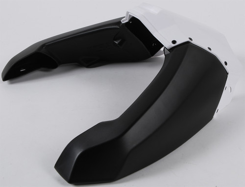 ACERBIS 2374141035 UPPER RADIATOR SHROUD WHITE/BLACK