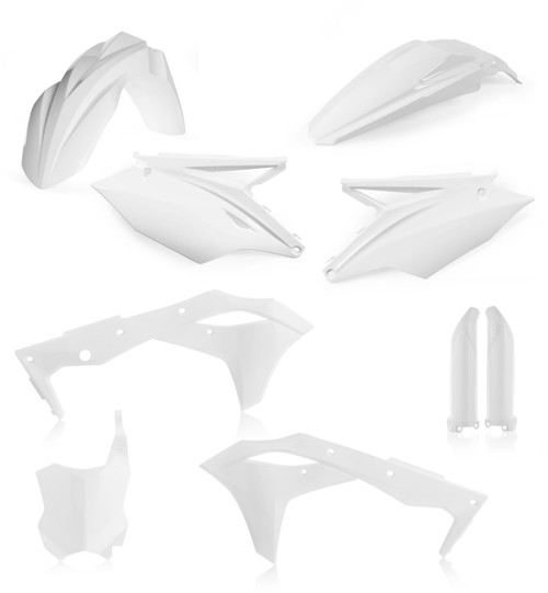 ACERBIS 2685820002 FULL PLASTIC KIT WHITE
