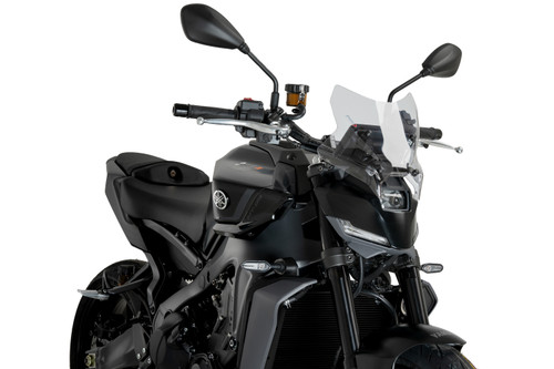 PUIG 22077W WINDSCREEN NAKED NEW GEN CLEAR SPORT YAM