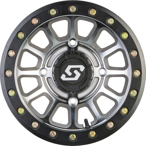 SEDONA A21MA-57056+10S SANO BDLK WHEEL 15X7 4/156 5+2 (+10MM) BLK/AS CAST