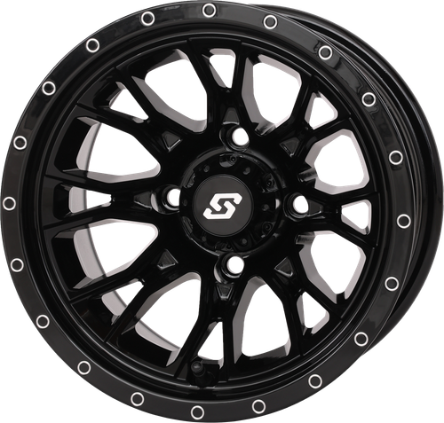 SEDONA 570-9126 FUSION WHEEL 12X7 2+5 4/110 GLOSS BLACK