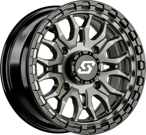SEDONA A-S28G-57056+10 IGNITION WHEEL 15X7 4/156 +10MM GUNMETAL/BLK
