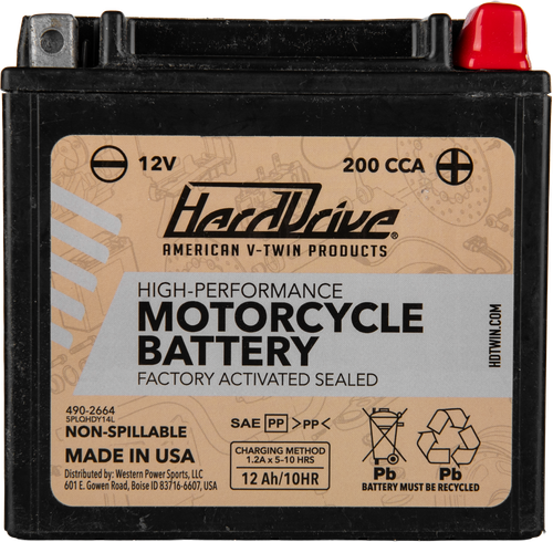 HARDDRIVE HRDM7RH4L HIGH PERFORM BATTERY YTX14L CCA 200