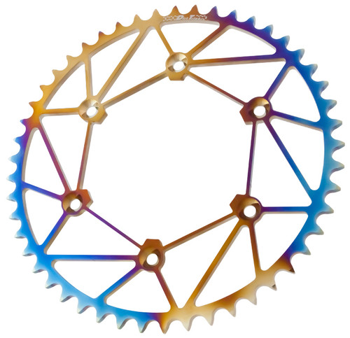 DIRT TRICKS CR-50-Z-C REAR SPROCKET CHROMOLY STL/ZIR 50T-520 CHROMATIC HON