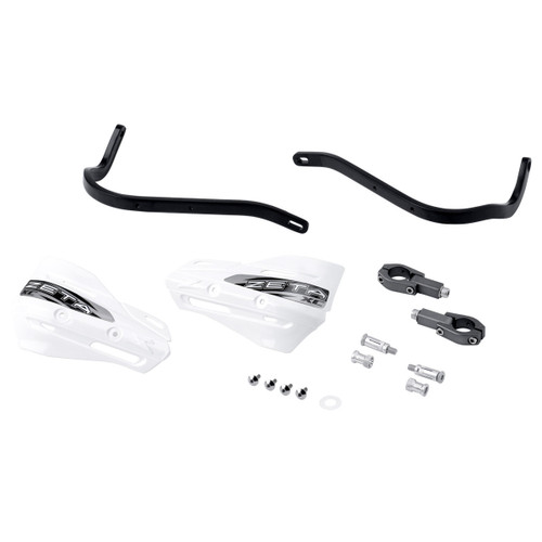 ZETA ZE72-5010 ARMOR HANDGUARD XC KIT FOR 28.6MM BAR BLACK/WHITE