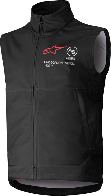 ALPINESTARS 3700325-10- L TECHSTAR SOFTSHELL VEST BLACK LG