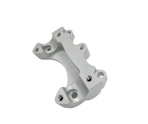 HELIBARS HR06188-RB HANDLEBAR RISERS SILVER W/RAM BALL TRI