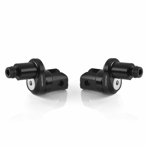 RIZOMA PE664B ECCESNTRIC FOOTPEG MOUNT KIT RIDER ADJUST BLACK PR