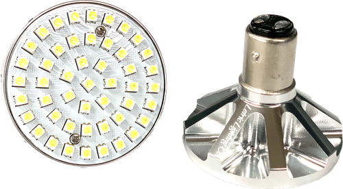 LETRIC LIGHTING CO LLC-P7SWA PREMIUM BULLET LED INSERT 1157 SWITCHBACKS WHITE/AMBER
