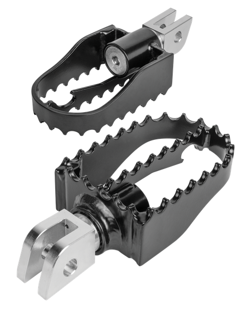 BURLY BRAND B13-1005B MX STYLE FOOT PEGS TRI PR BLACK
