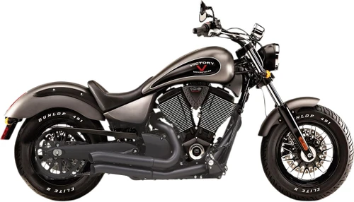 BASSANI XHAUST Pro-Street Exhaust - Black - Turnout [6V23DB]