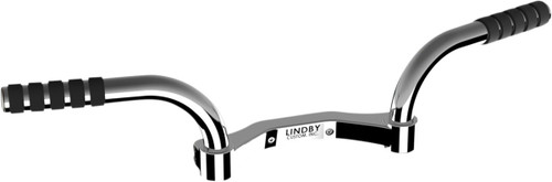 LINDBY Adjustable Footrest - Chrome - FLH '14-'26 [280000]