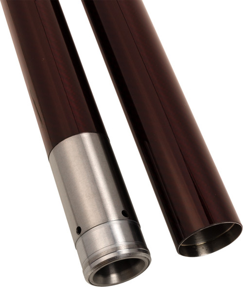 Custom Cycle Engineering Fork Tubes - 49 mm - 23.875" - Deep Red [716103]
