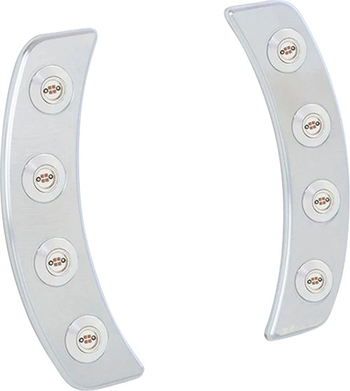 PAUL YAFFE BAGGER NATION Quad Pod Running Light Kit - Fairing Mounted - Chrome [PYO:QPLKC]