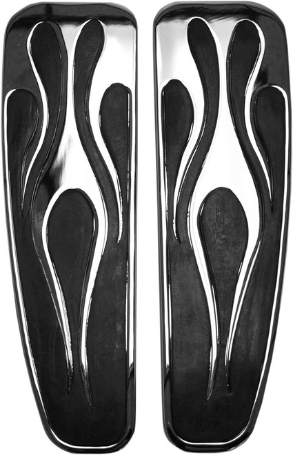 Baron Universal Rider Floorboards - Long - Flame [BA700203]