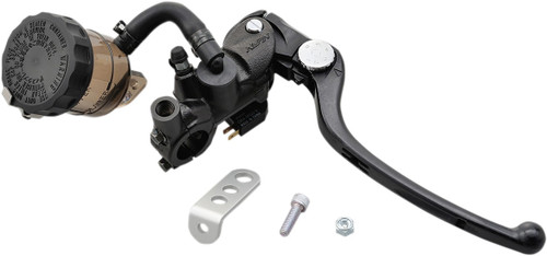 SHINDY Radial Master Brake Kit -19 mm - Black/Black - Smoke Reservoir [17658U]
