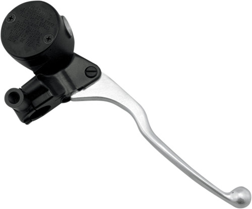 SHINDY Retro Round Master Cylinder Kit - 1/2" - Black/Silver [17654G]