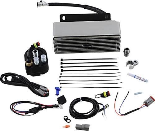 ULTRACOOL Below Regulator Mount Oil Cooler - Stainless Steel - Touring/Trike [RF2CSS]