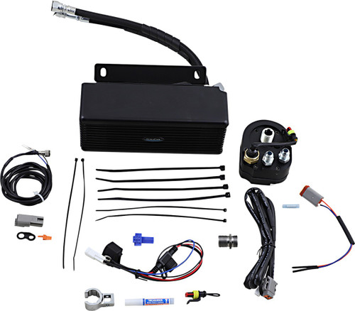 ULTRACOOL Below Regulator Mount Oil Cooler - Flat Black - Touring/Trike [RF2FSS]