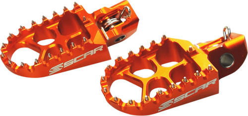 SCAR RACING Evolution Foot Pegs - Orange - Husqvarna/KTM/Gas Gas [S5511OR]
