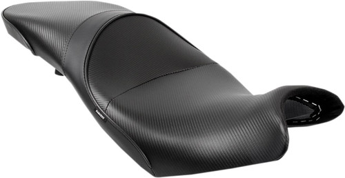 SARGENT World Sport™ Performance Seat - Black - Carbon FX - Low - Versys 650 '15-'22 [WS62319]