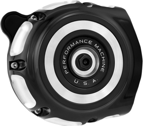 PERFORMANCE MACHINE (PM) Vintage Air Cleaner - Contrast Cut™ [02062130BM]