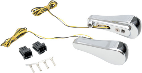 alloy art Turn Signals - LED - Front - Smooth - Chrome [RGFS11]