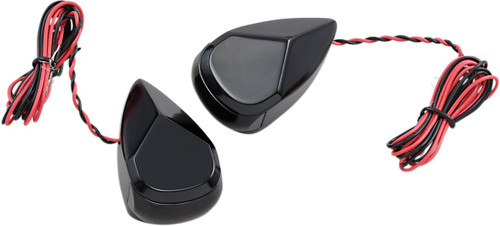 alloy art Turn Signal - Black - Smoke/Red [MRL2B]