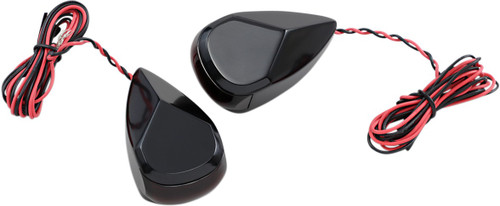 alloy art Turn Signal - Black - Red/Red [MRL3B]