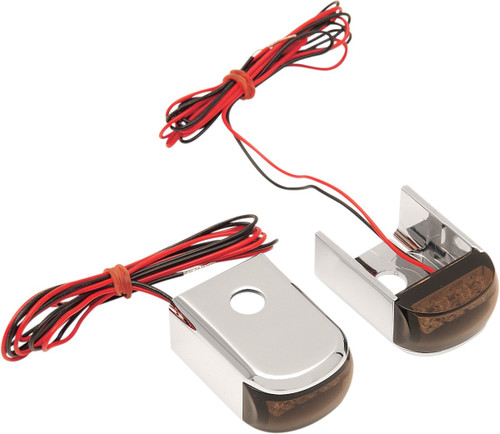 alloy art Strut Light - LED - Red/Smoke - Chrome [DSL2]