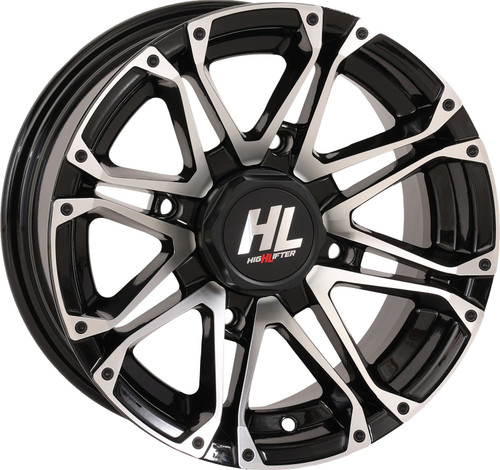 High Lifter Wheel - HL3 - Rear - Gloss Black w/Machined - 14x7 - 4/110 - 2+5 (-47 mm) [14HL031111]