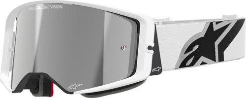 ALPINESTARS GOGGLES Supertech Goggle - Corp - White - Silver Mirror Lens [51003252055]