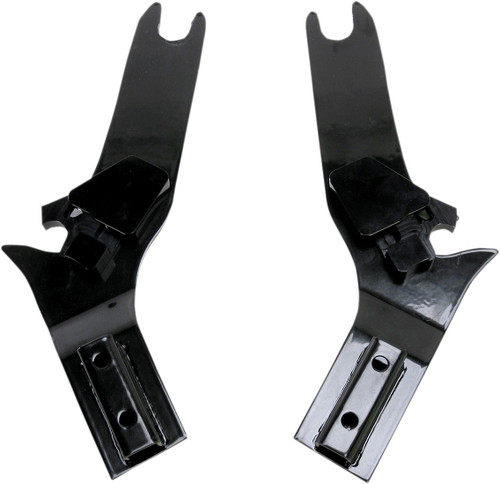CYCLE VISIONS D-Tach Side Plates - FLH - Black [CV8085B]