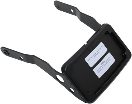 CYCLE VISIONS LP Plate Frame & Mount with Tag Light - XL - Black [CV4662B]