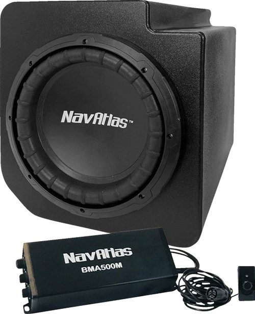 NAVATLAS Under Seat Subwoofer Kit - 10" - '22-'23 Polaris Ranger [NRAN10BPK]