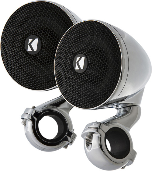 KICKER Mini Speakers - 4 ohm - Chrome [47PSM34]