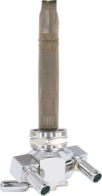 Pingel Power Flo™ Fuel Valve - 22 mm - Hex - 90° - Chrome [3311DCH]