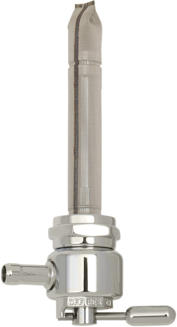Pingel Round Fuel Valve - Chrome - 22 mm [1311CR]
