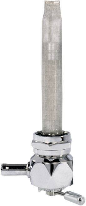 Pingel Hex Fuel Valve - Diamond Chrome - 22 mm [1311CD]