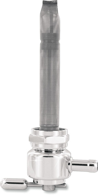Pingel Round Fuel Valve - Chrome - 22 mm [4311CR]
