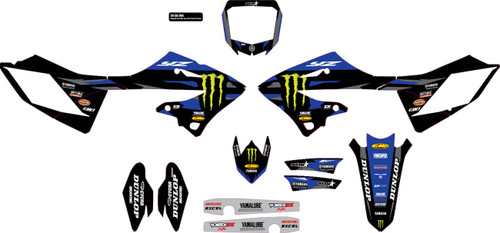 D'COR VISUALS Graphic Kit - '23 Monster Energy Star - Yamaha - YZ '22-'26 [2050264]