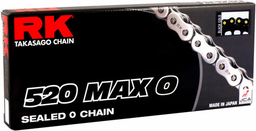 RK 520 Max O - Drive Chain - 120 Links - Black/Gold [520MAXO120BG]