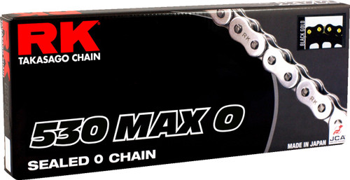 RK 530 Max O - Drive Chain - 120 Links - Black/Gold [530MAXO120BG]