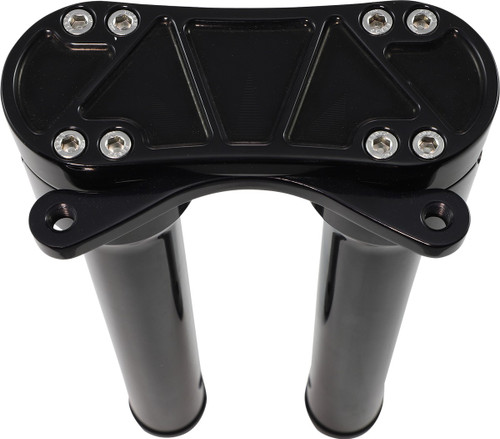 ACCUTRONIX Bandit Risers - Threaded - 12" - Gauge Mount - Black [HR2212MB]
