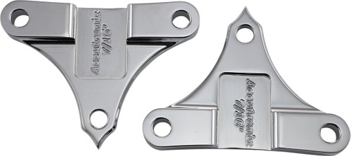 ACCUTRONIX Hot Legs/Bagger Legs Fender Spacers - Chrome - 0.4375" Spacer - For 6-3/8" Width Fender [TFS49NF7/16C]