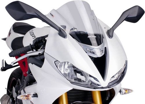PUIG HI-TECH PARTS Race Windscreen - 15-3/8" - Clear - Triumph [6498W]