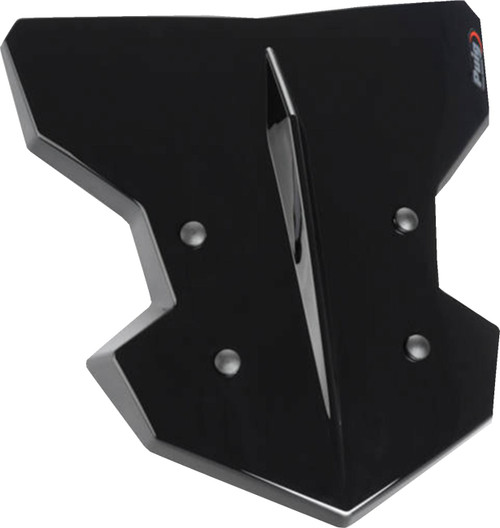 PUIG HI-TECH PARTS Flanker Windshield - 12-3/4" - Black - Kawasaki [20335N]