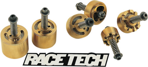 RACE TECH Gold Valve Cartridge Fork Emulators for Damping Rod Forks - 43.00 mm [FEGV 4301]