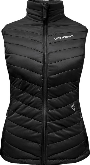 GERBING HEATED CLOTHING Women's 7V Khione Puffer Heated Vest 2.0 - Black - Medium [GERKPVST7VWBM]